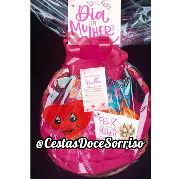 - Cesta "de Chocolates - Dia da Mulher"